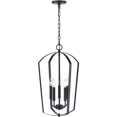 Ivey Lake 5 Light 15.75 inch Matte Black Indoor Pendant Ceiling Light